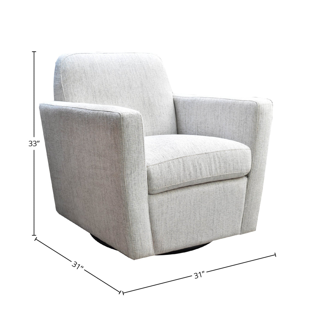 LH Home Cooper Swivel Club Chair