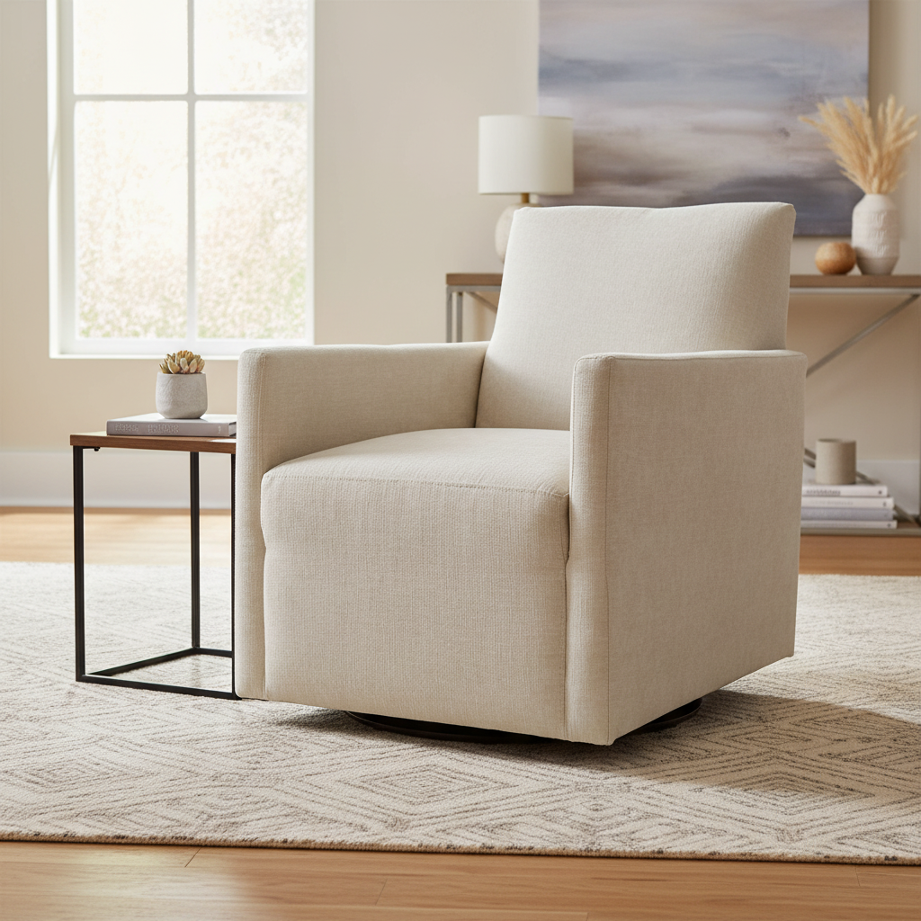 LH Home Riley Swivel Club Chair