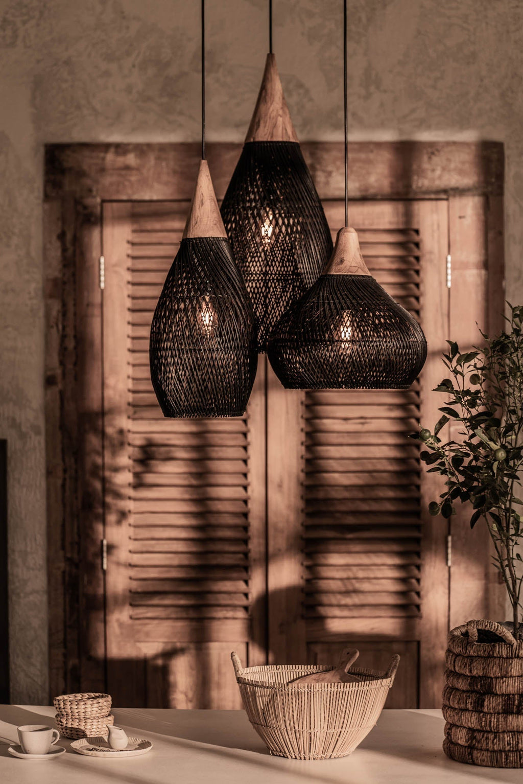 LH Home D-Bodhi Horn Pendant Small