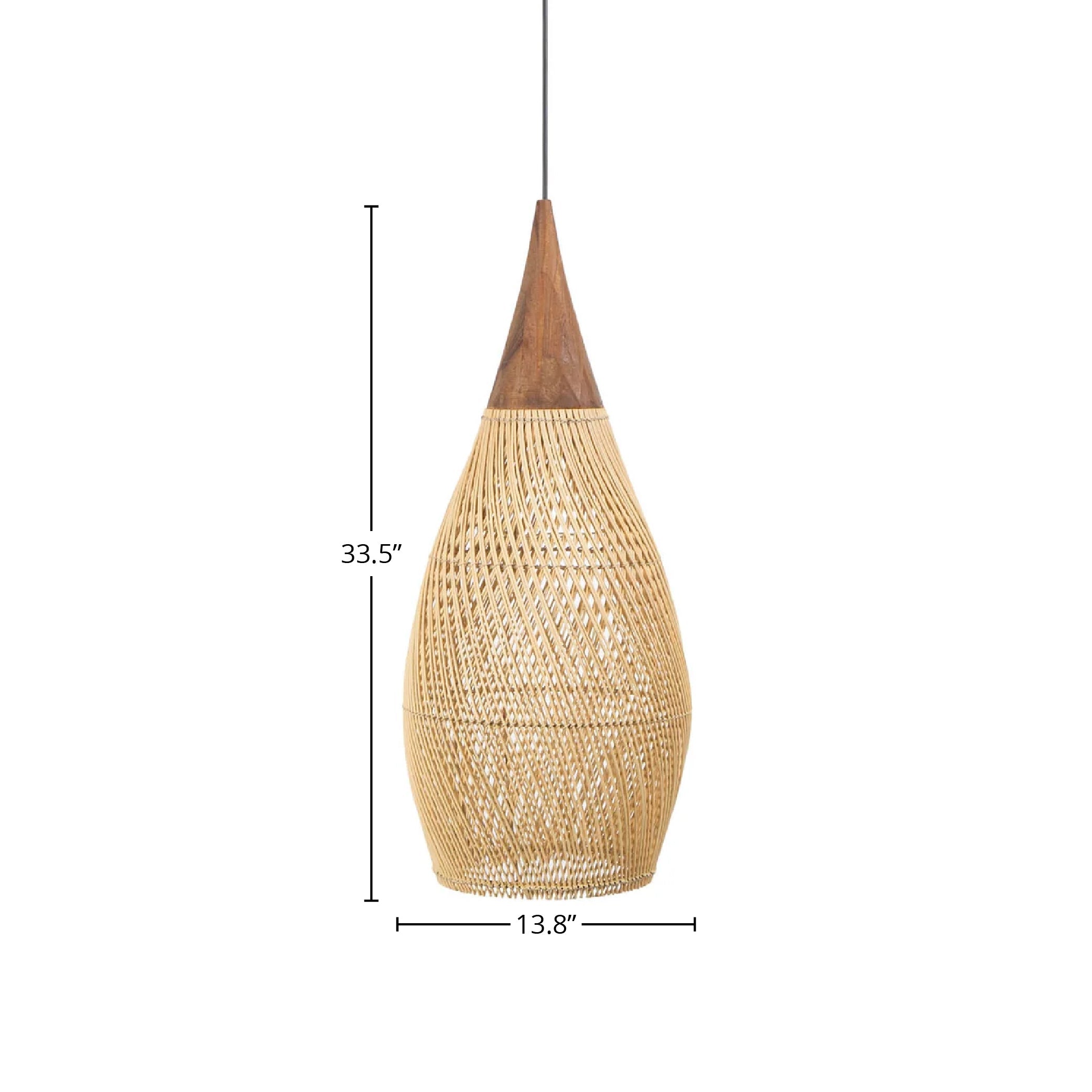 LH Home D-Bodhi Horn Pendant Large