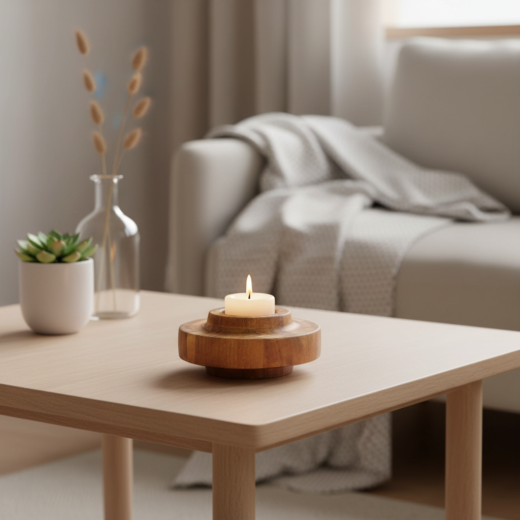LH Home D-Bodhi Ring Candle Holder