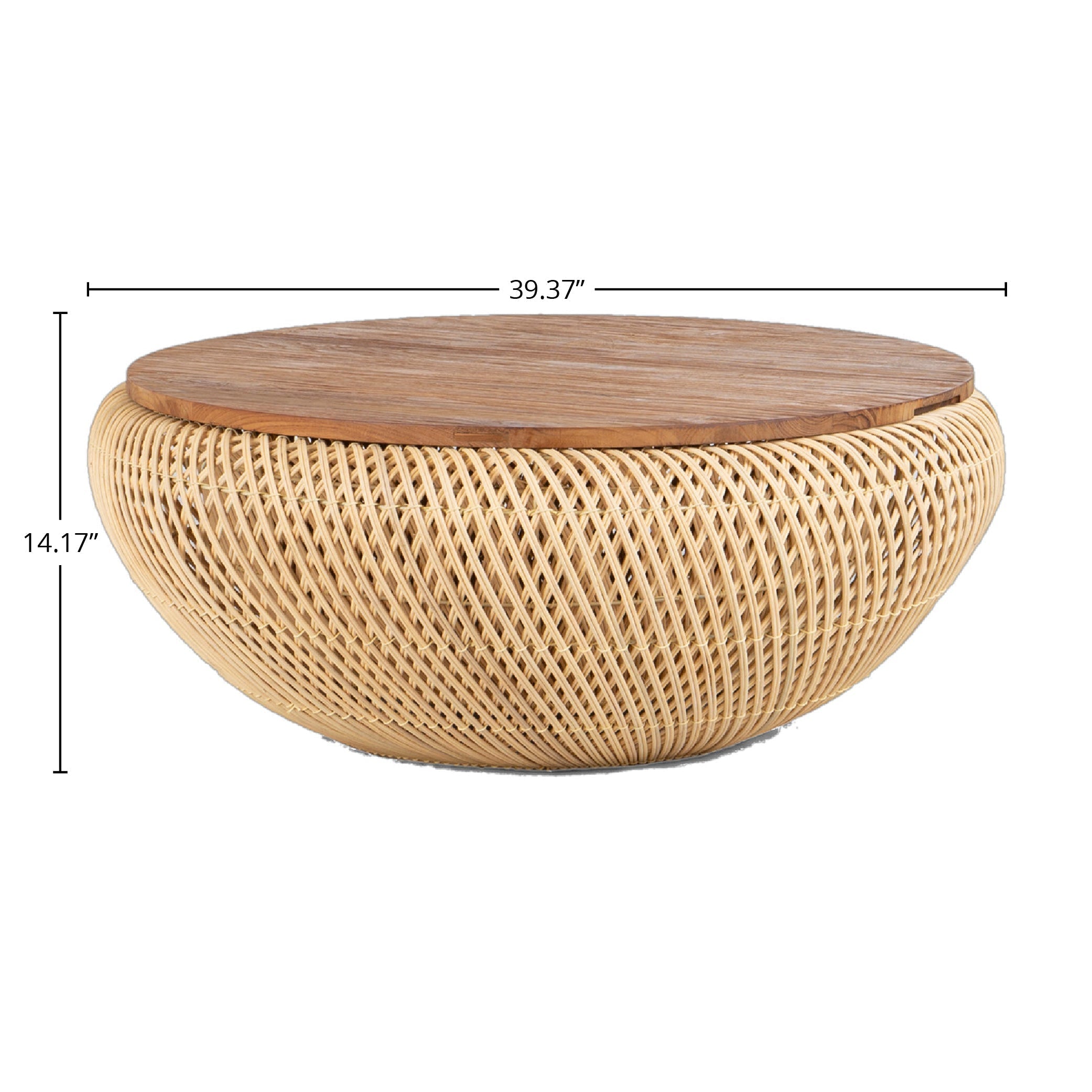LH Home D-Bodhi Wave Coffee Table Large