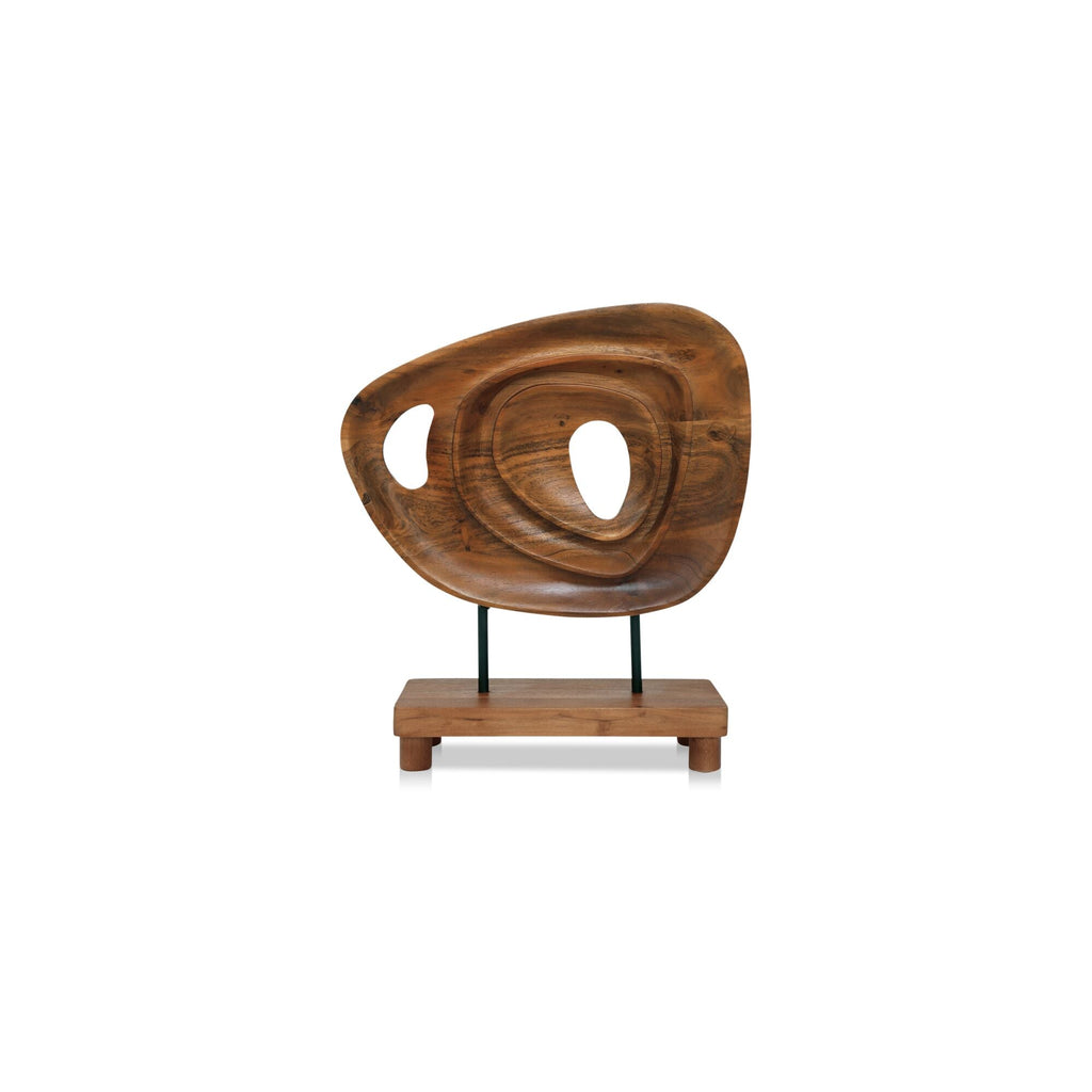 Moe's Home Saddler Sculpture Natural Acacia