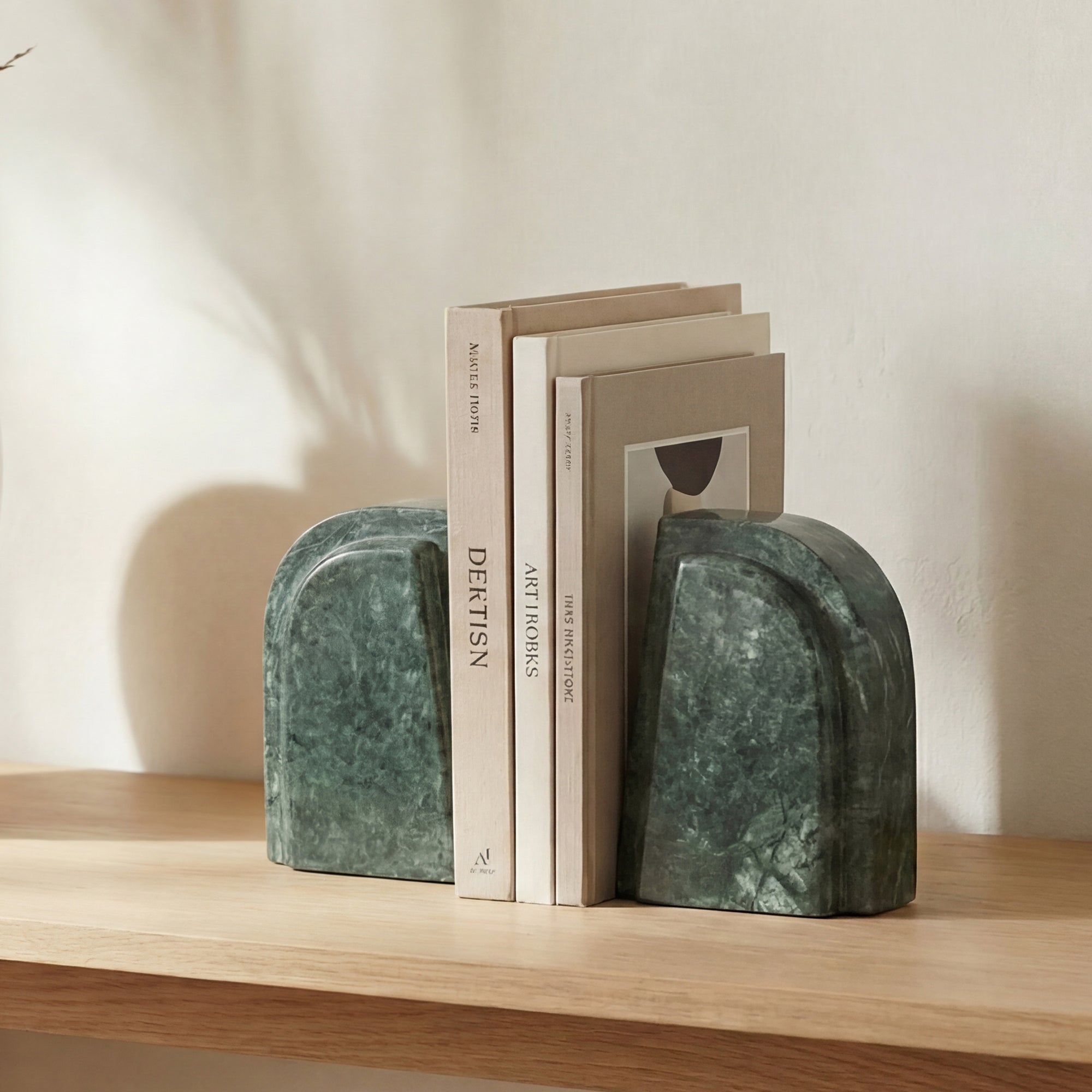 Moe's Home Zane Marble Bookends - Set of 2