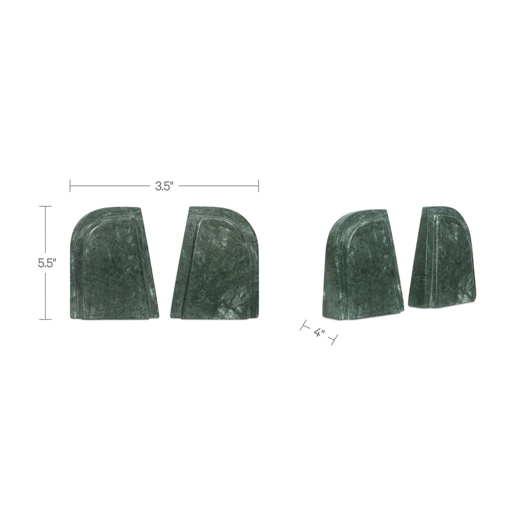 Moe's Home Zane Marble Bookends - Set of 2