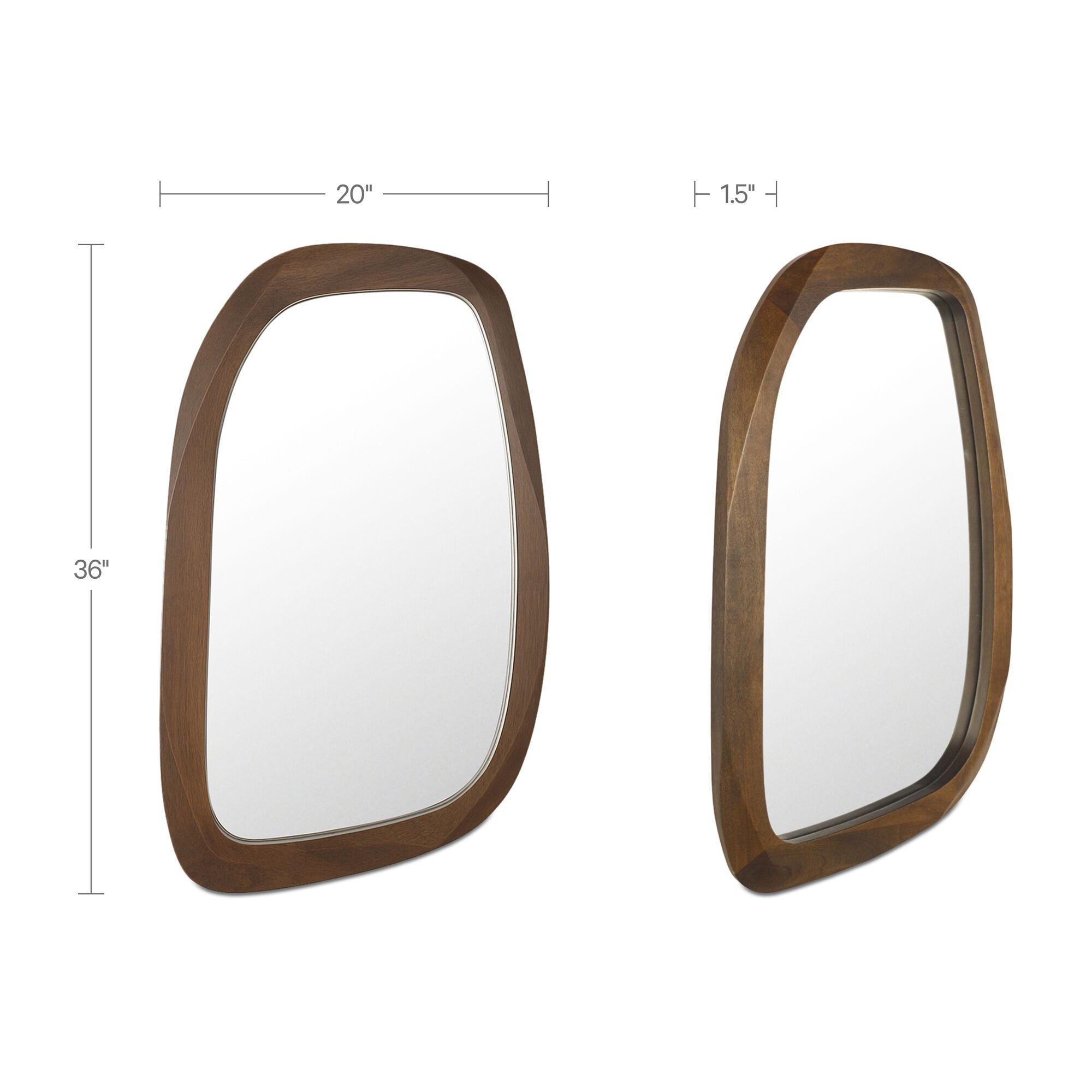 Moe's Home Levi Mirror Brown