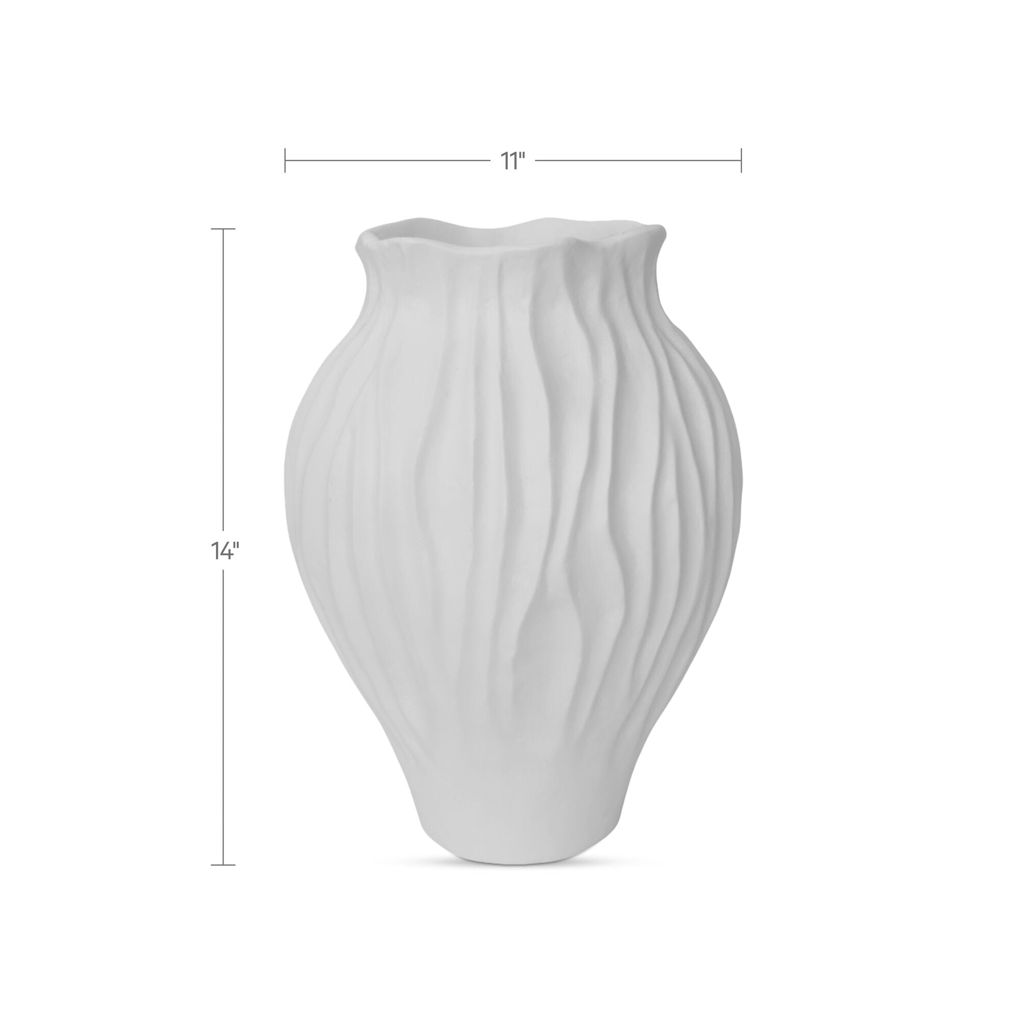 Moe's Home Adria 14" Vessel White