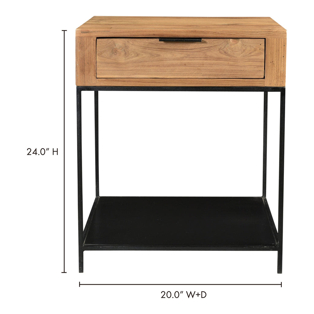 Moe's Home Joliet Side Table Natural