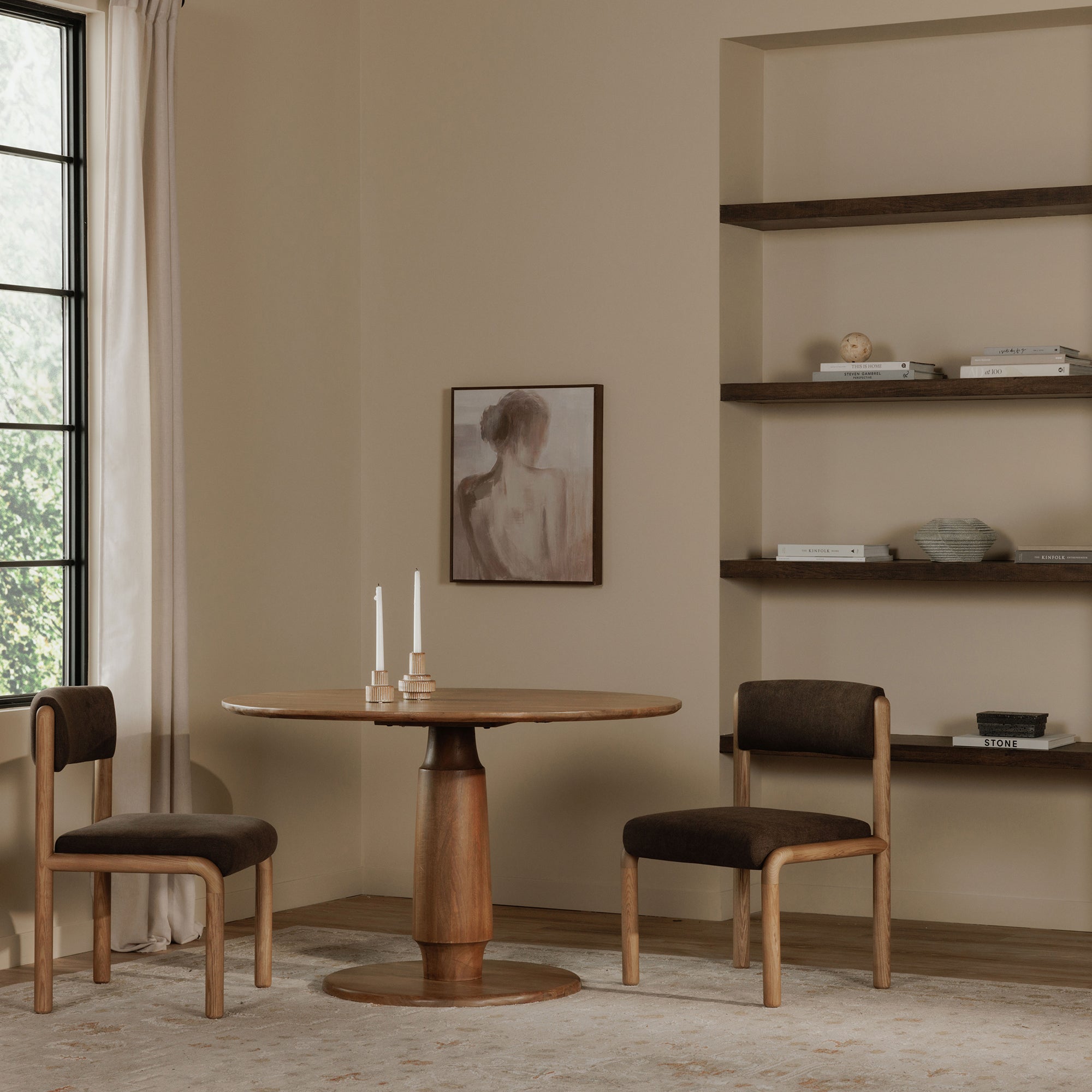 Moe's Home Clark Dining Table Brown