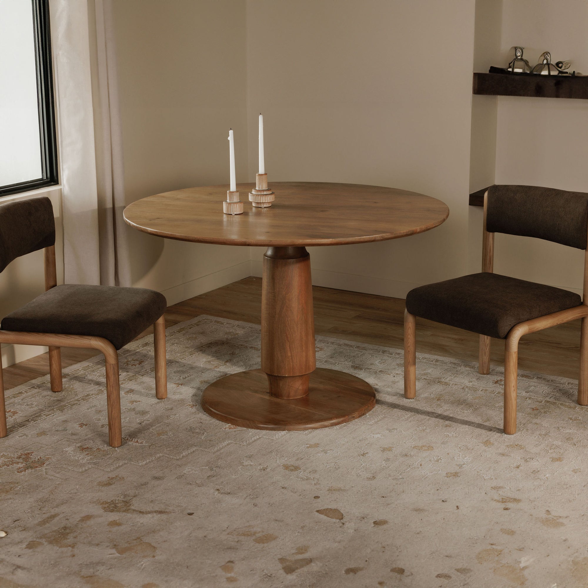 Moe's Home Clark Dining Table Brown
