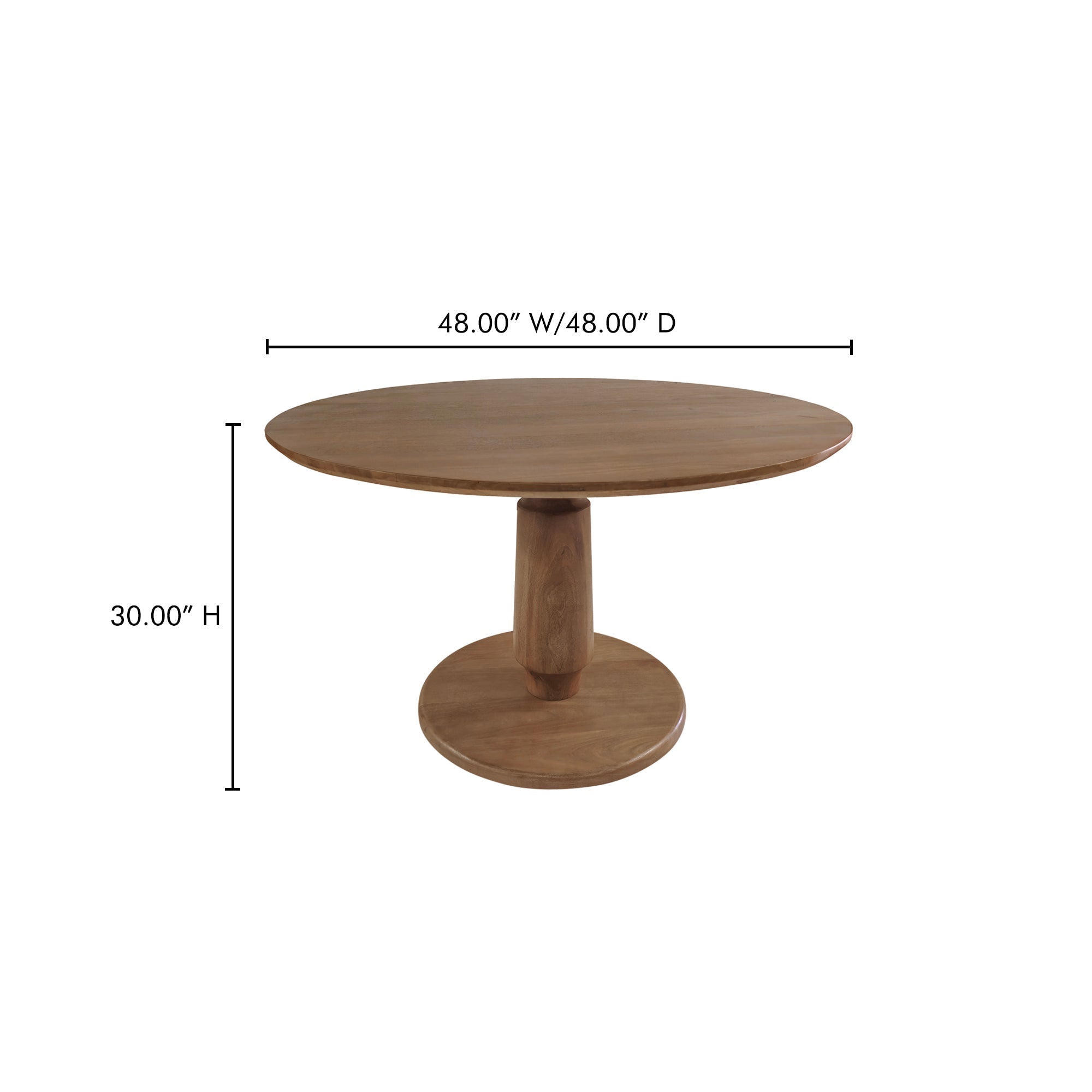 Moe's Home Clark Dining Table Brown