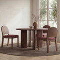 Moe's Home Lia Round Dining Table Dark Brown