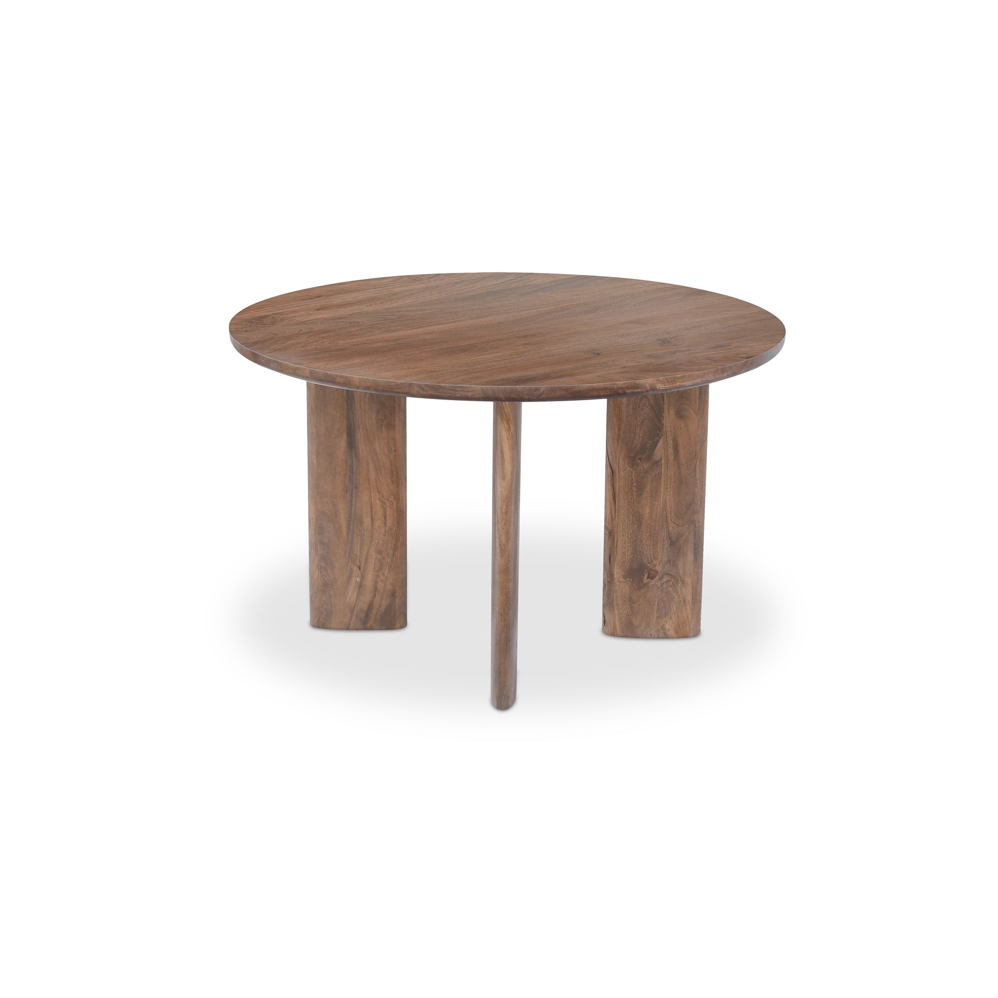 Moe's Home Lia Round Dining Table Dark Brown