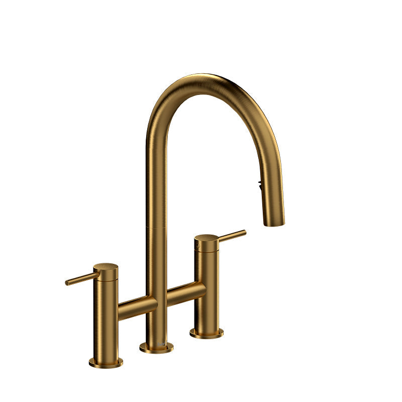 Azure Bridge Kitchen Faucet with 2 Jet Spray