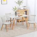 5 Piece Dining Table & Chairs Set – Modern Grey Dining Room Furniture UK