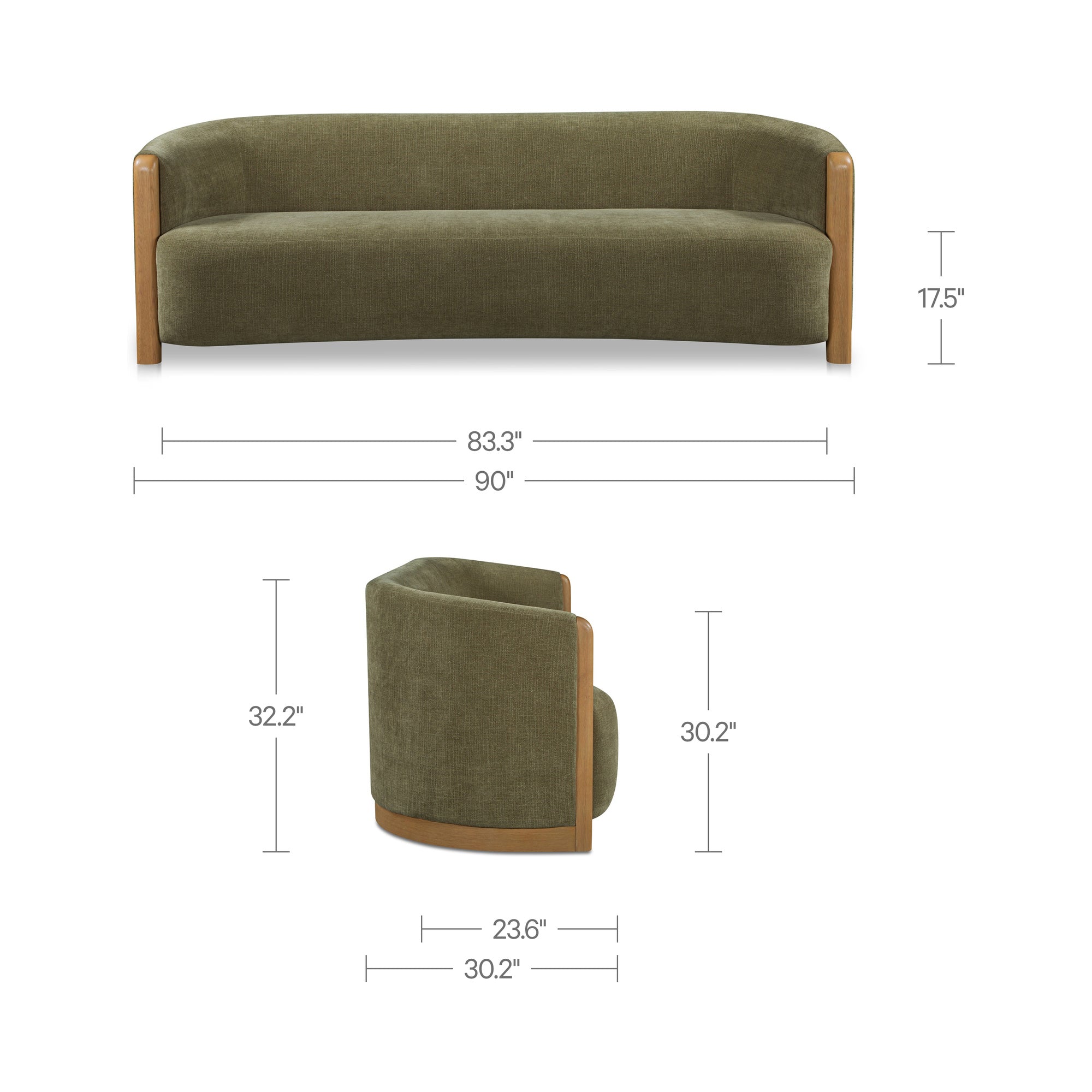 Moe's Home Anya Sofa
