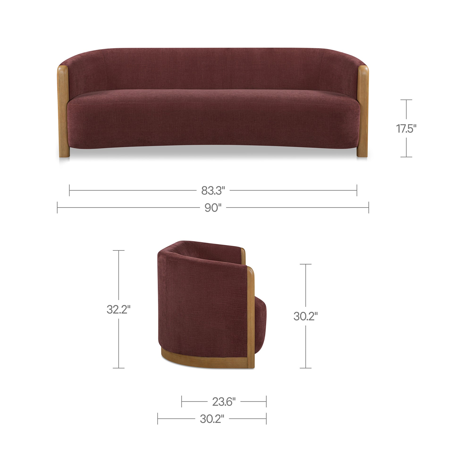 Moe's Home Anya Sofa