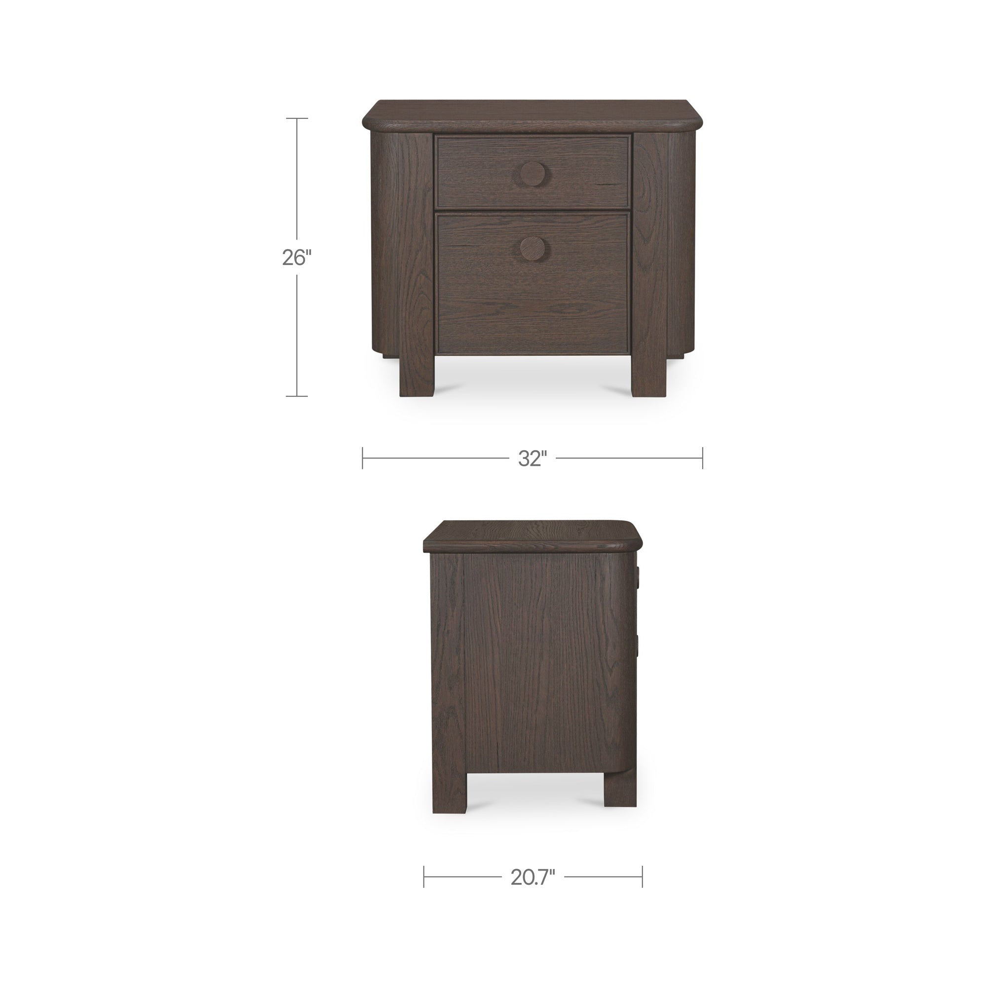 Moe's Home Loren Nightstand