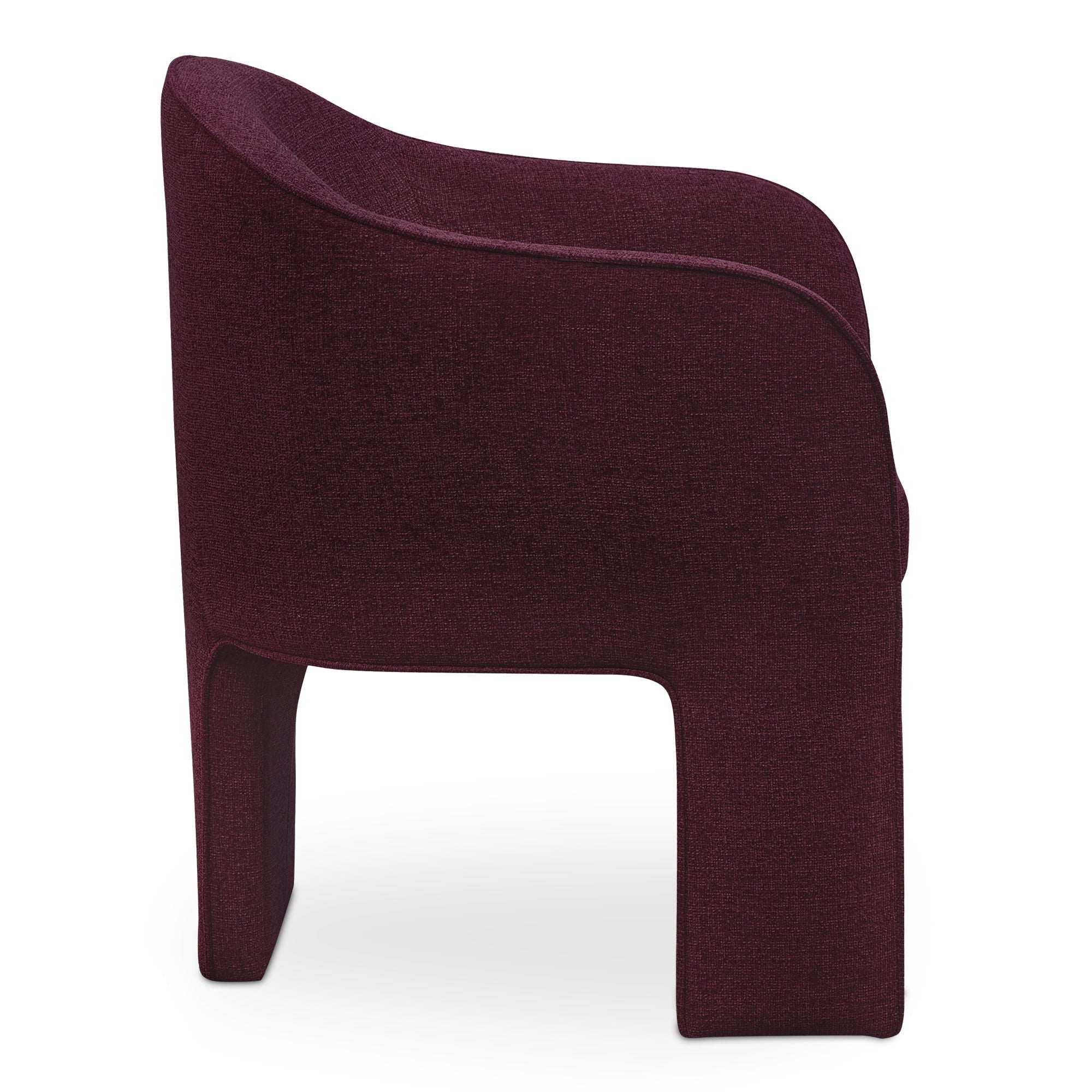 Moe's Home Clara Dining Chair Plum