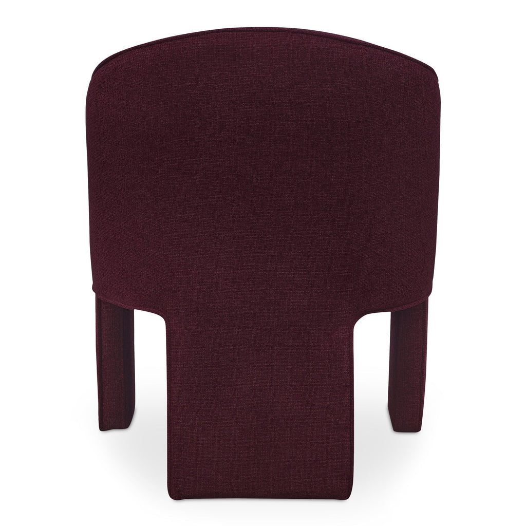 Moe's Home Clara Dining Chair Plum
