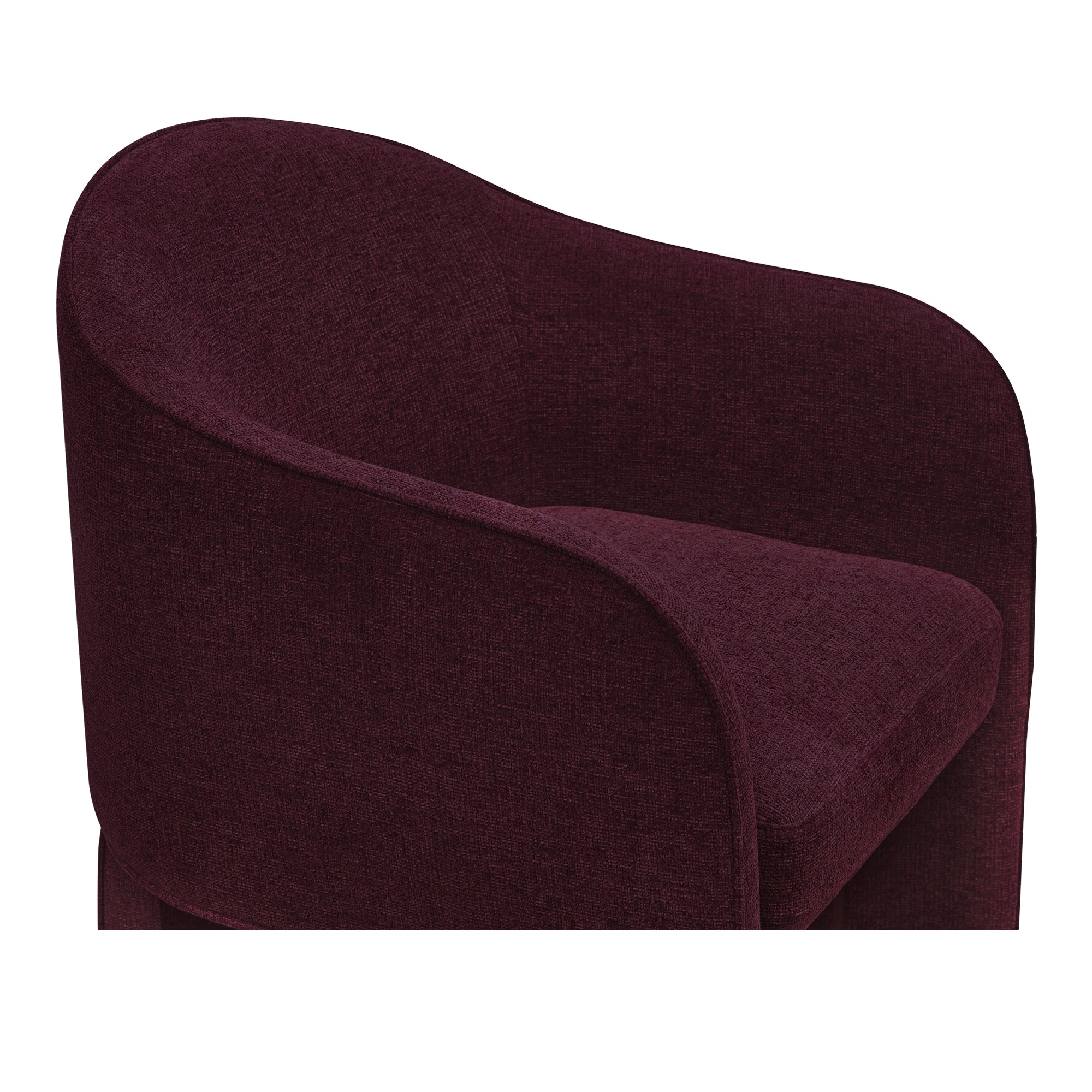 Moe's Home Clara Dining Chair Plum