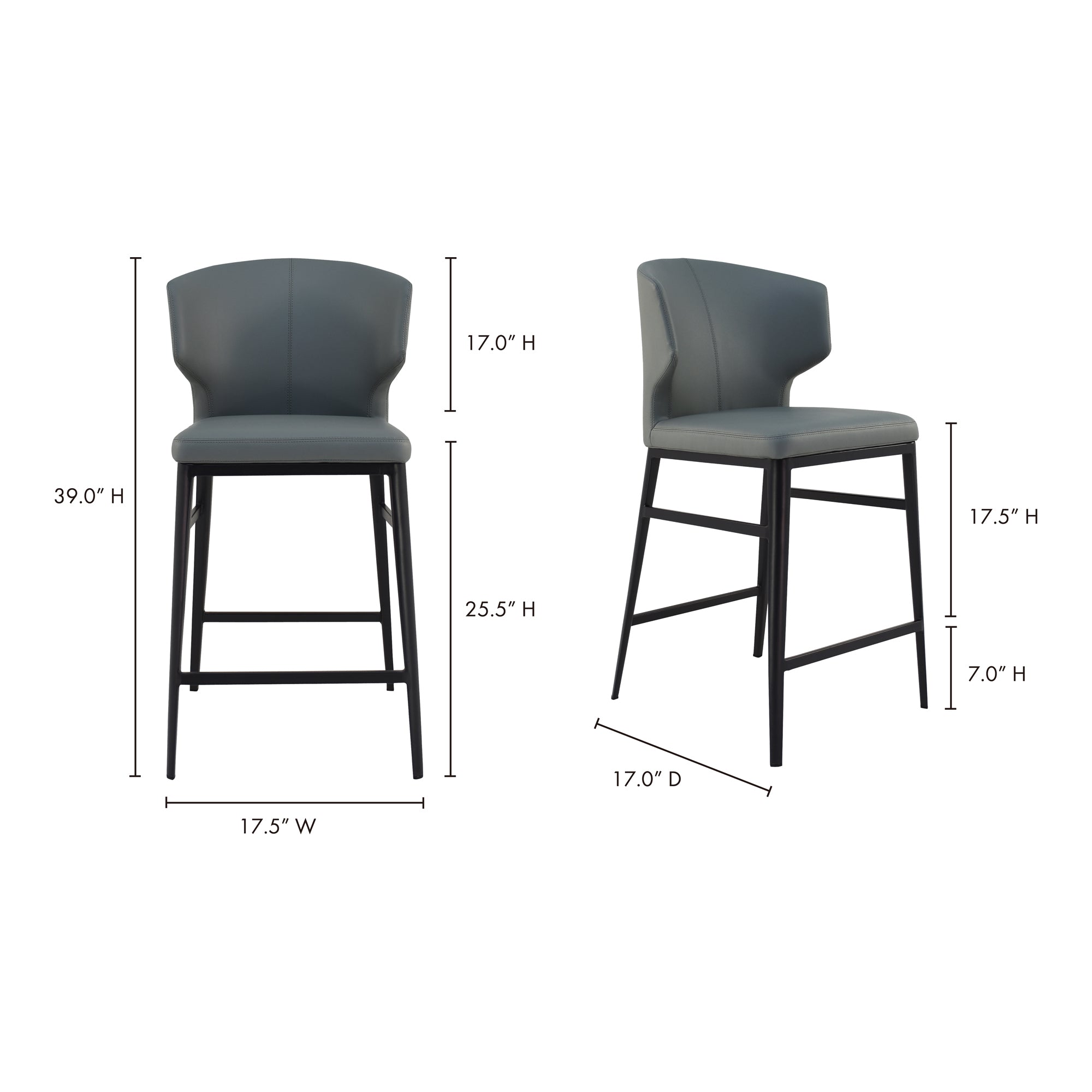 Moe's Home Delaney Counter Stool