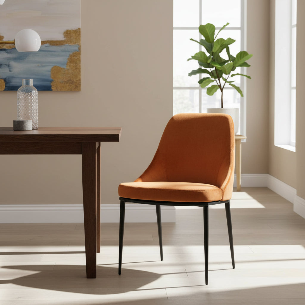Moe's Home Sedona Dining Chair Amber - Set of Two
