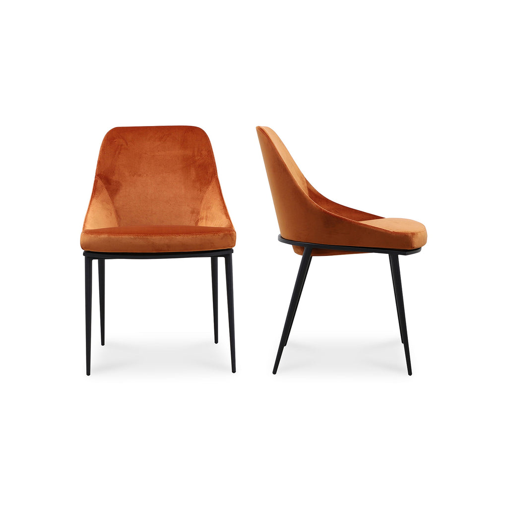 Moe's Home Sedona Dining Chair Amber - Set of Two