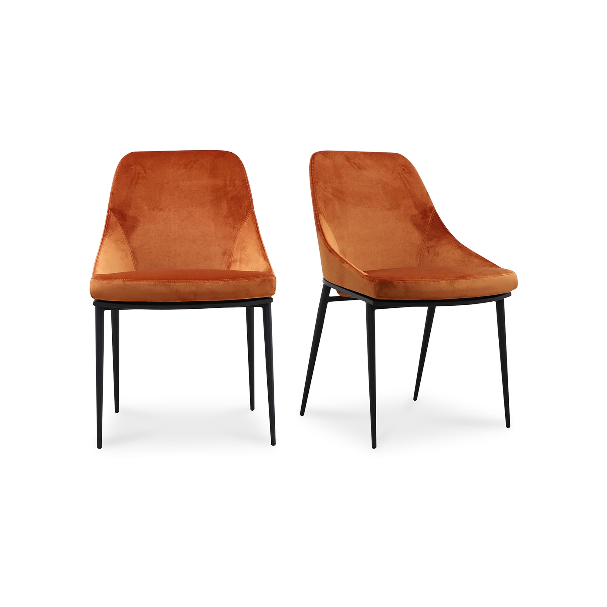 Moe's Home Sedona Dining Chair Amber - Set of Two