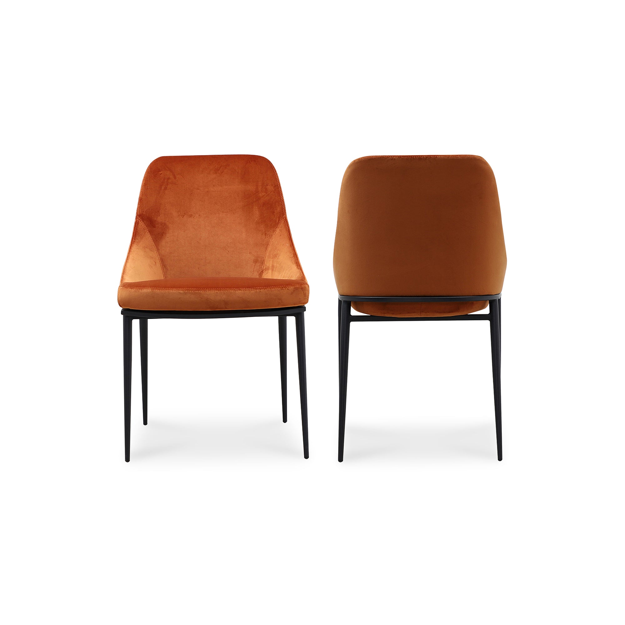 Moe's Home Sedona Dining Chair Amber - Set of Two