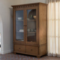 Moe's Home Lillian Tall Cabinet Brown
