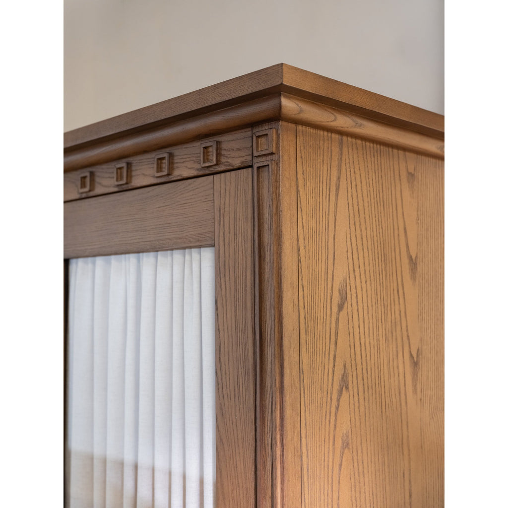 Moe's Home Lillian Tall Cabinet Brown