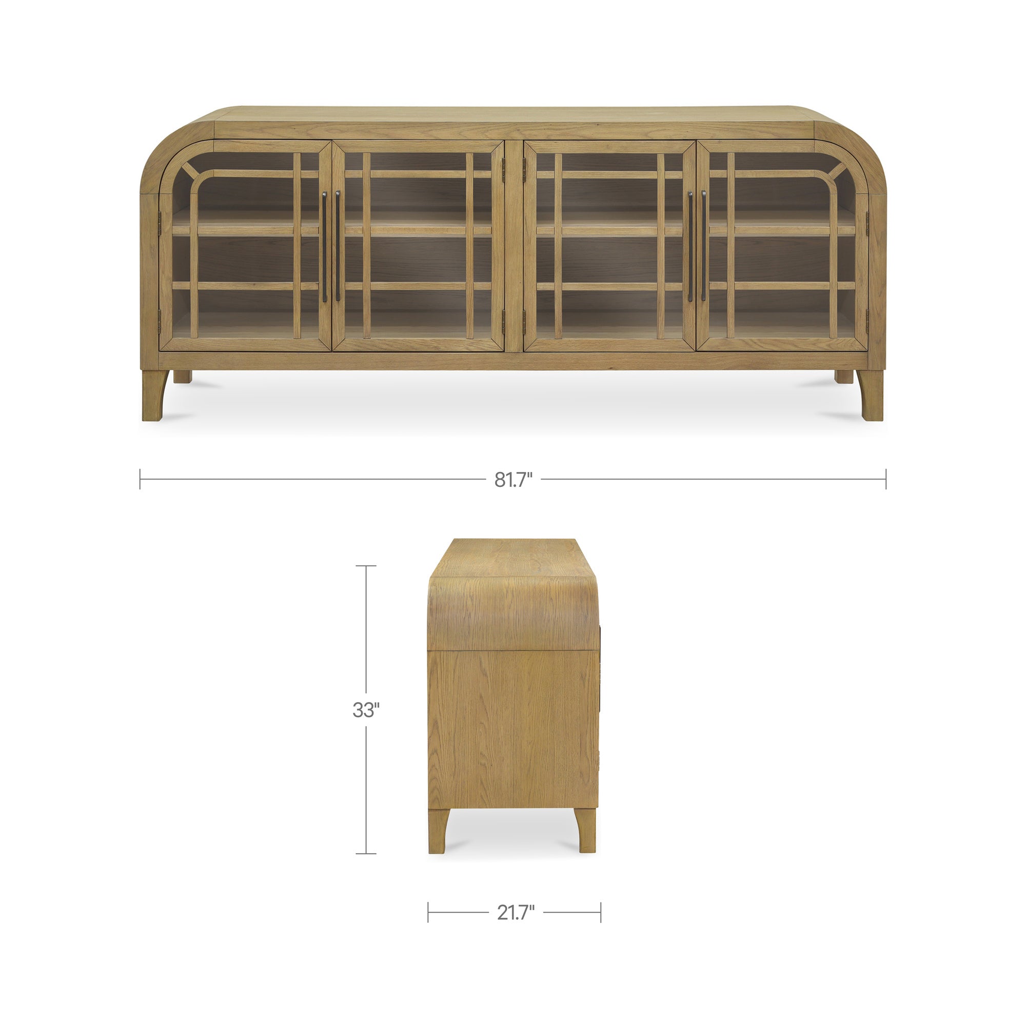 Moe's Home Maddie Sideboard Natural