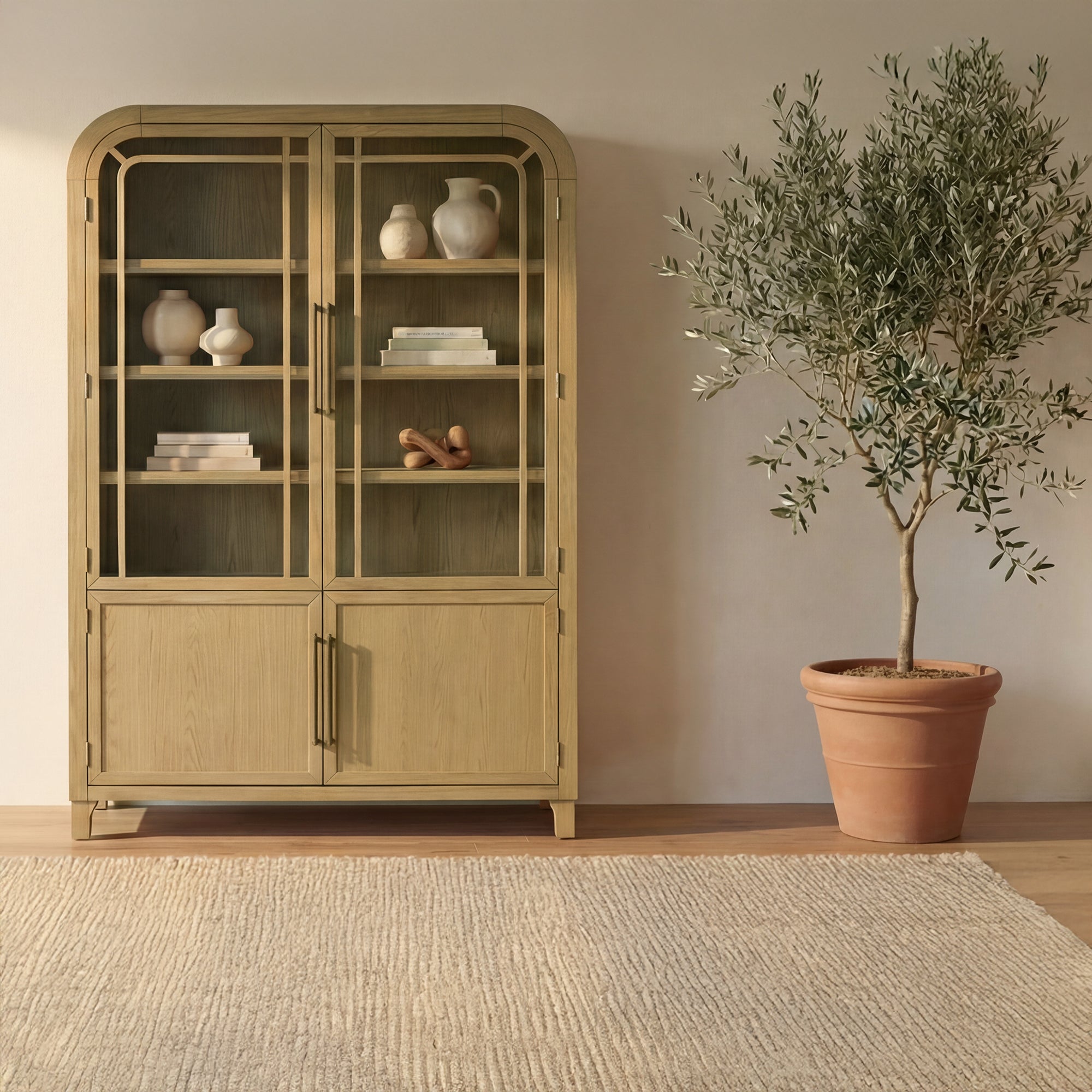 Moe's Home Maddie Cabinet Natural