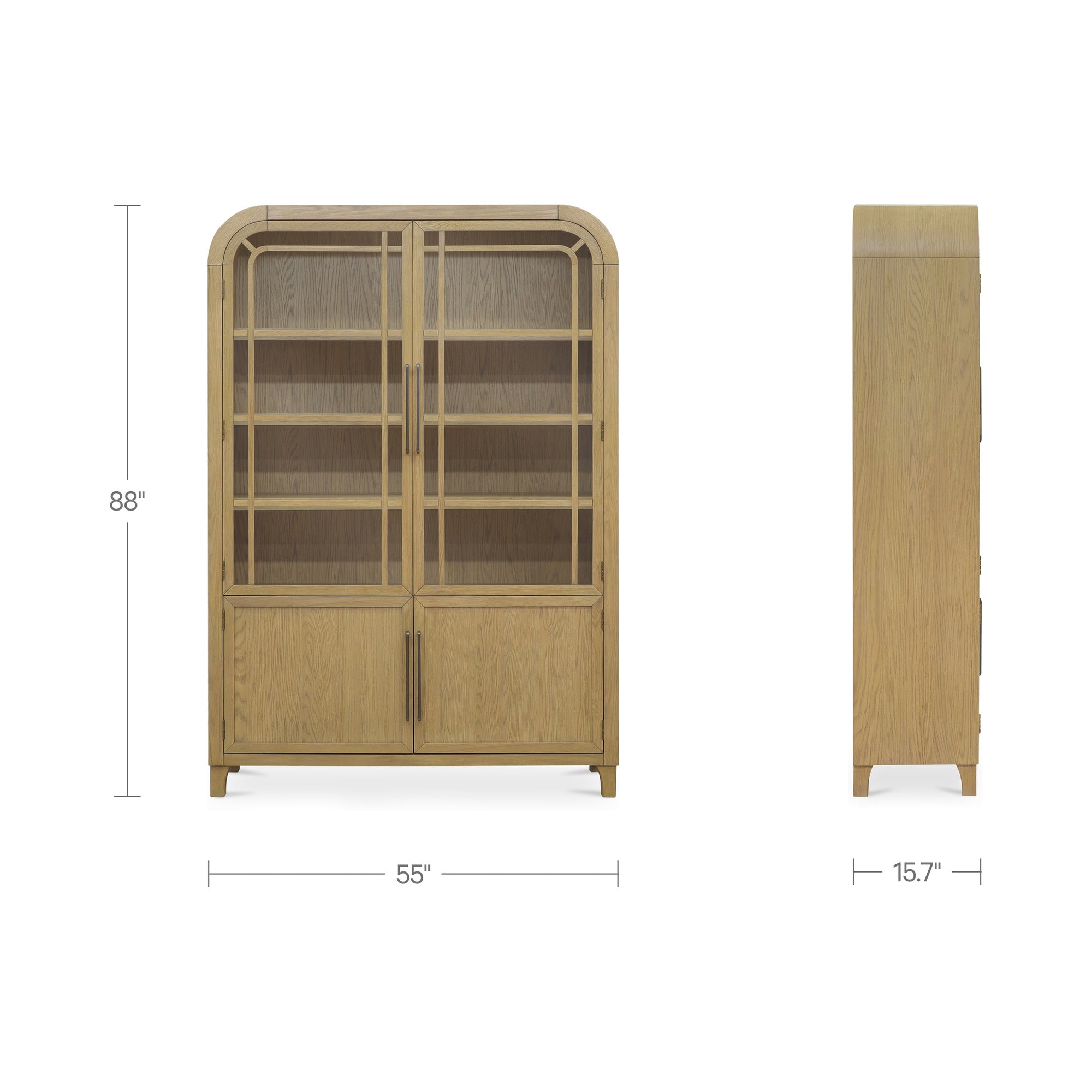 Moe's Home Maddie Cabinet Natural