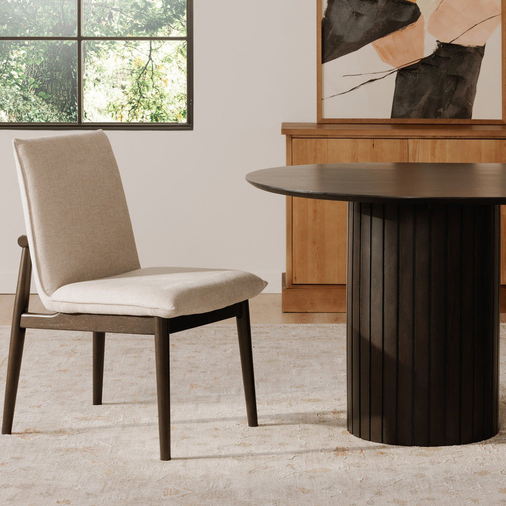 Moe's Home Charlie Dining Chair Beige - Set of Two