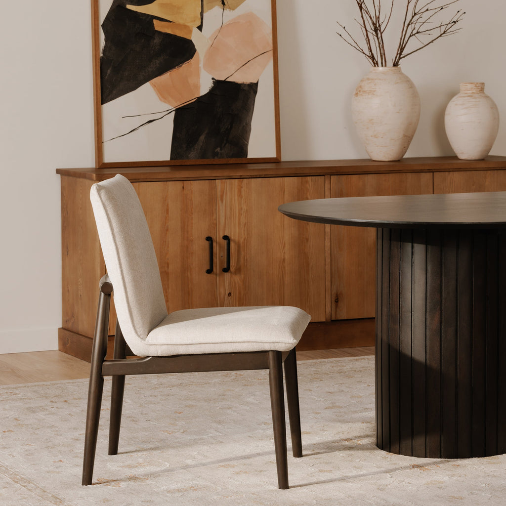 Moe's Home Charlie Dining Chair Beige - Set of Two