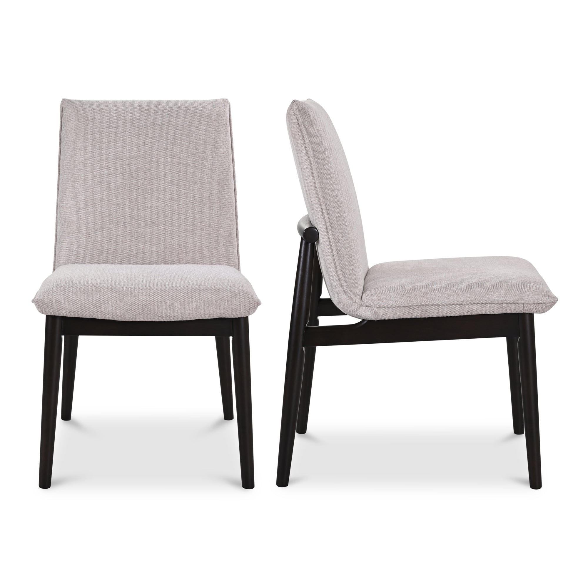 Moe's Home Charlie Dining Chair Beige - Set of Two
