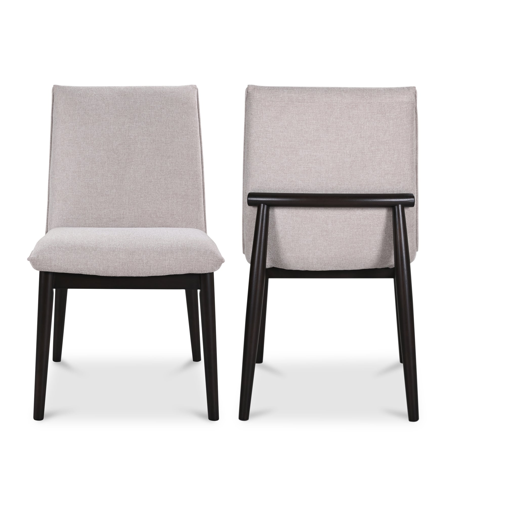 Moe's Home Charlie Dining Chair Beige - Set of Two