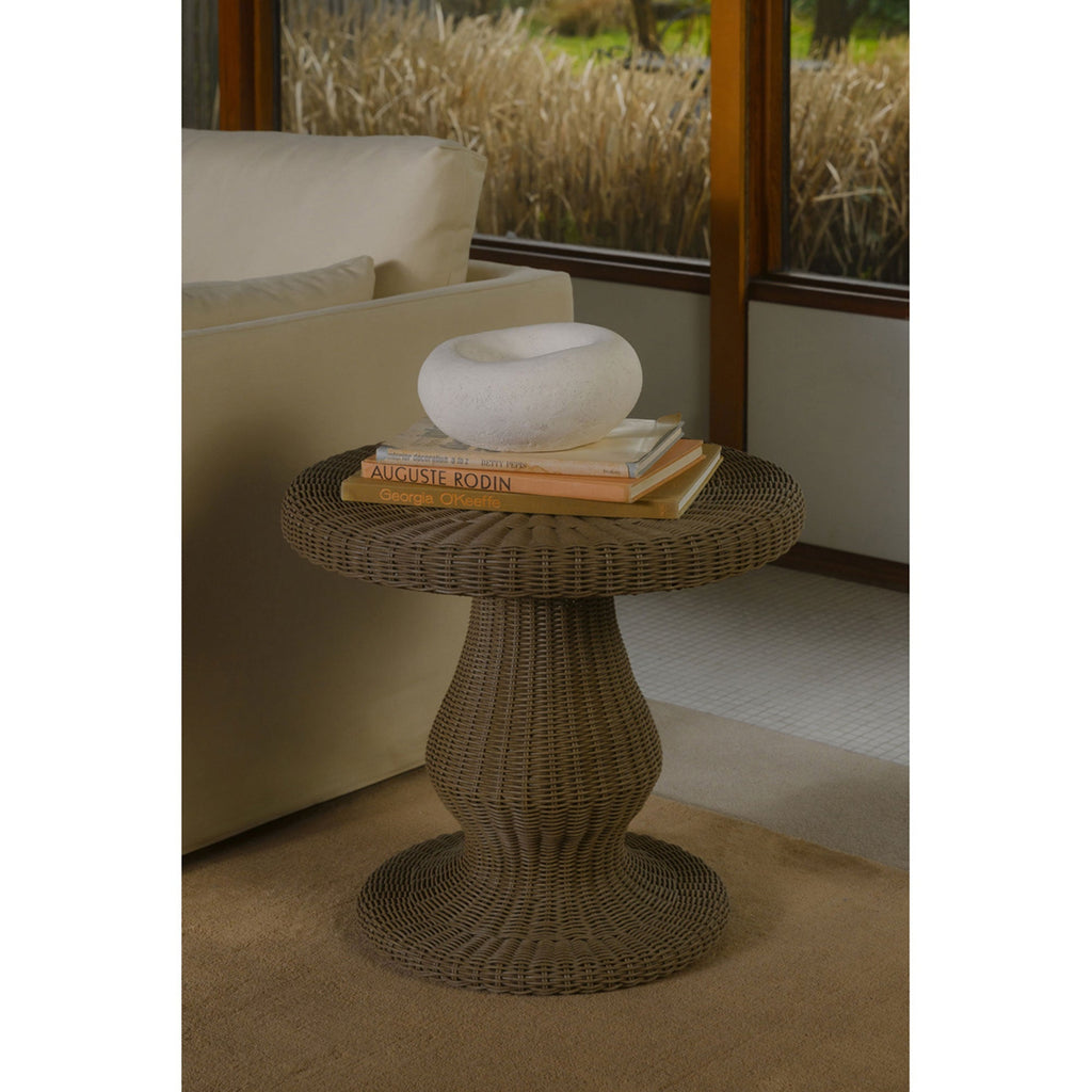 Moe's Home Emmeline Outdoor Side Table Natural