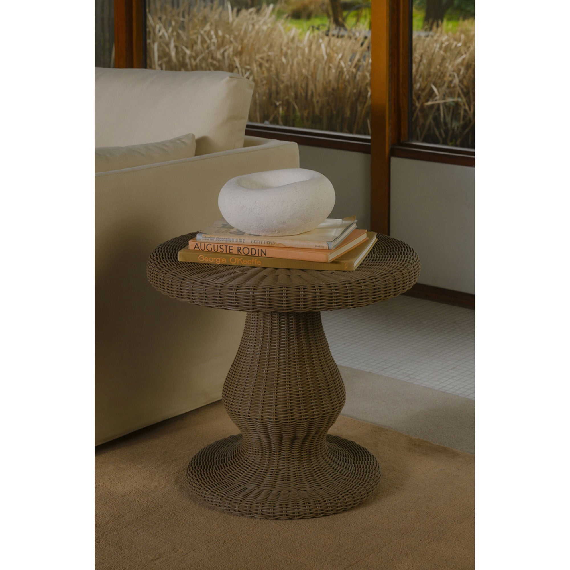 Moe's Home Emmeline Outdoor Side Table Natural