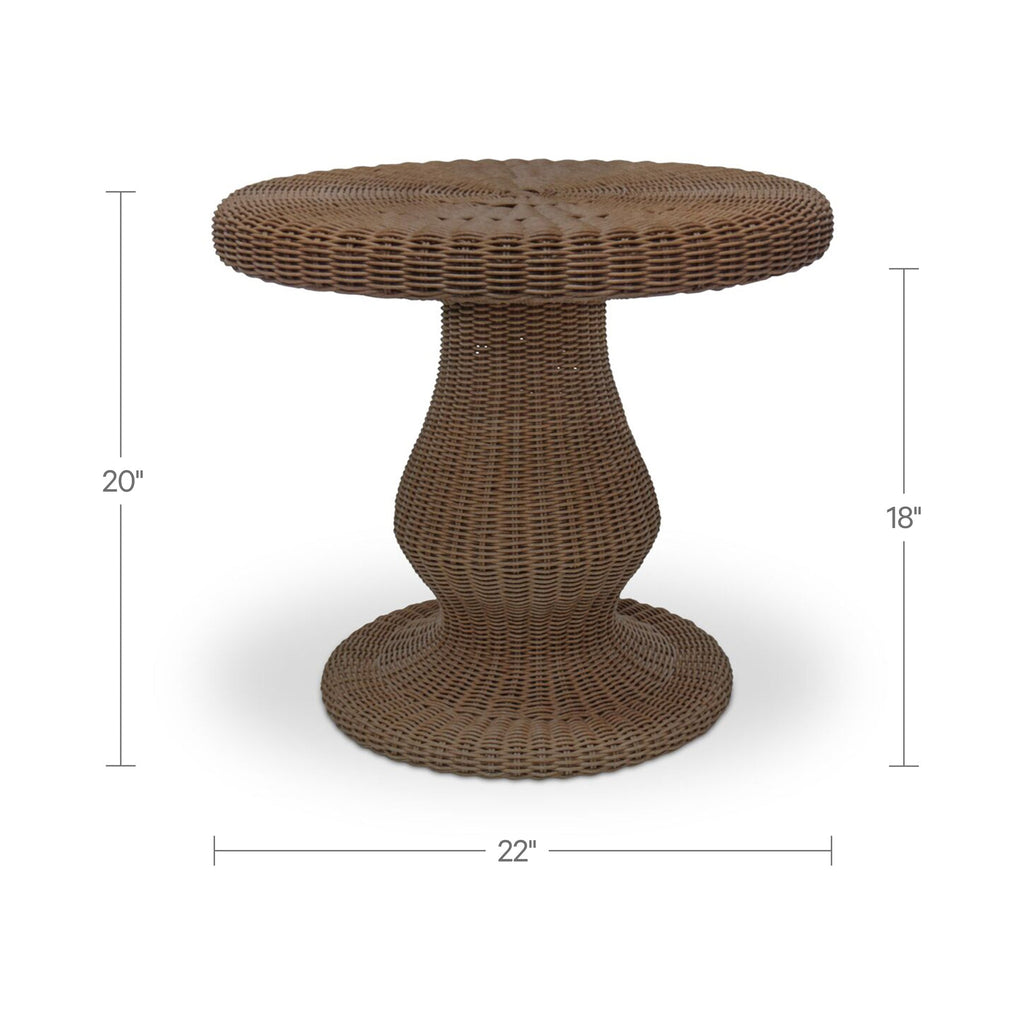 Moe's Home Emmeline Outdoor Side Table Natural
