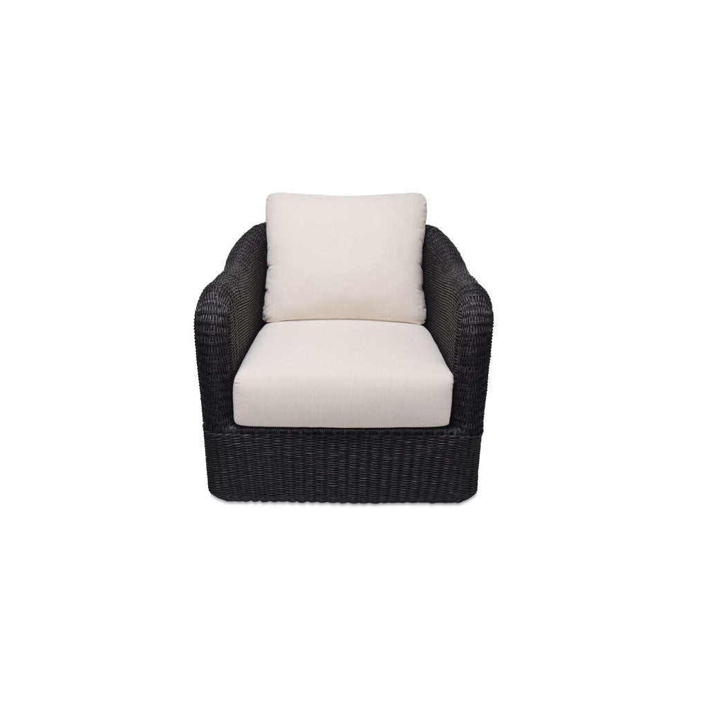 Moe's Home Bodhi Outdoor Swivel Accent Chair Charcoal