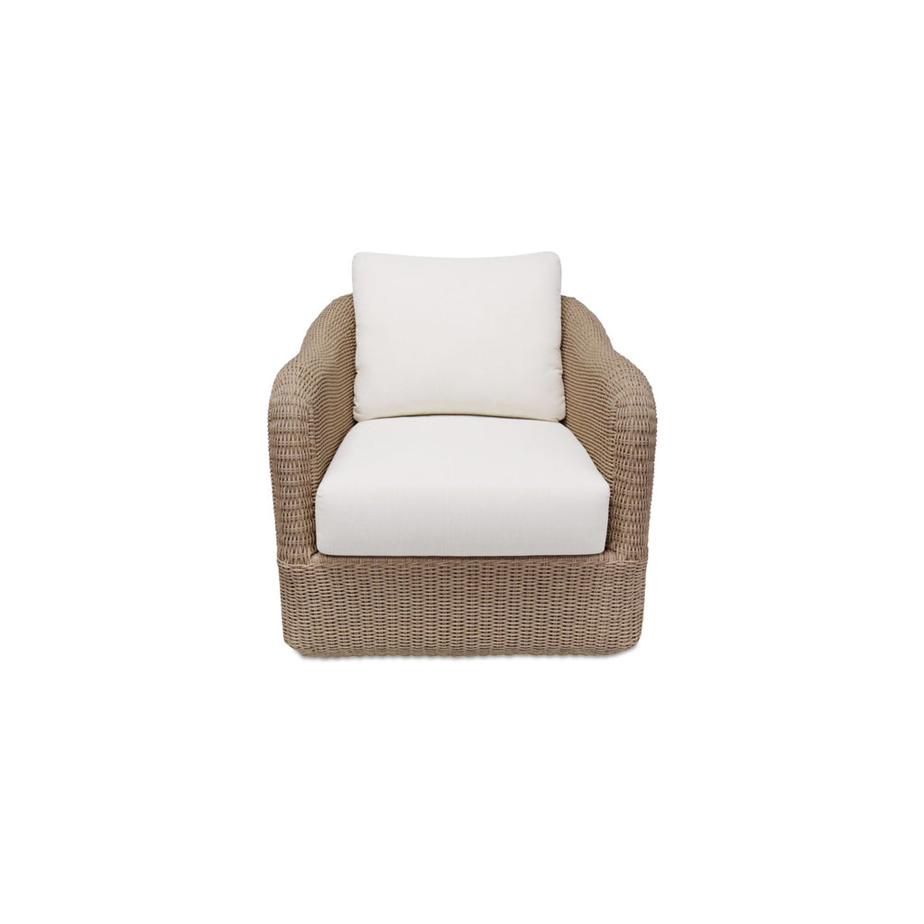 Moe's Home Bodhi Outdoor Swivel Accent Chair Natural