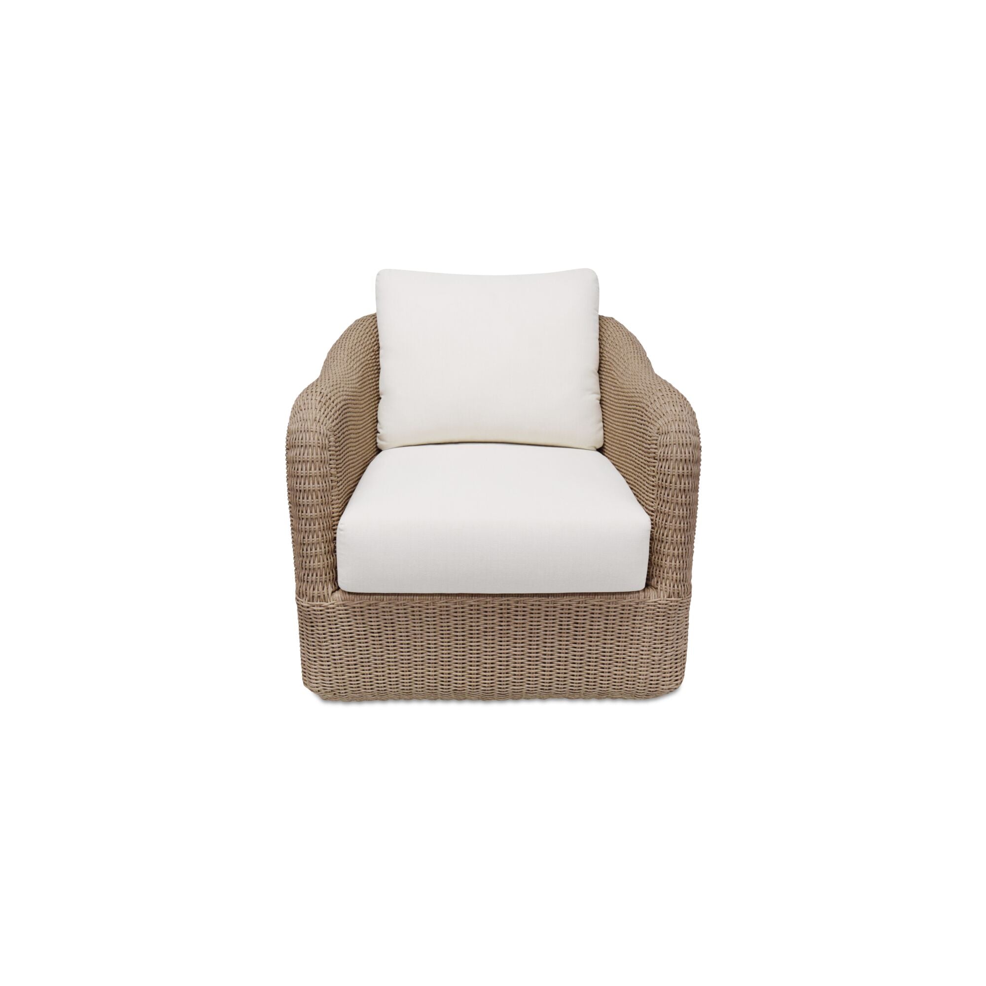 Moe's Home Bodhi Outdoor Swivel Accent Chair Natural