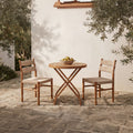 Moe's Home Raf Outdoor Dining Chair Natural - Set of Two