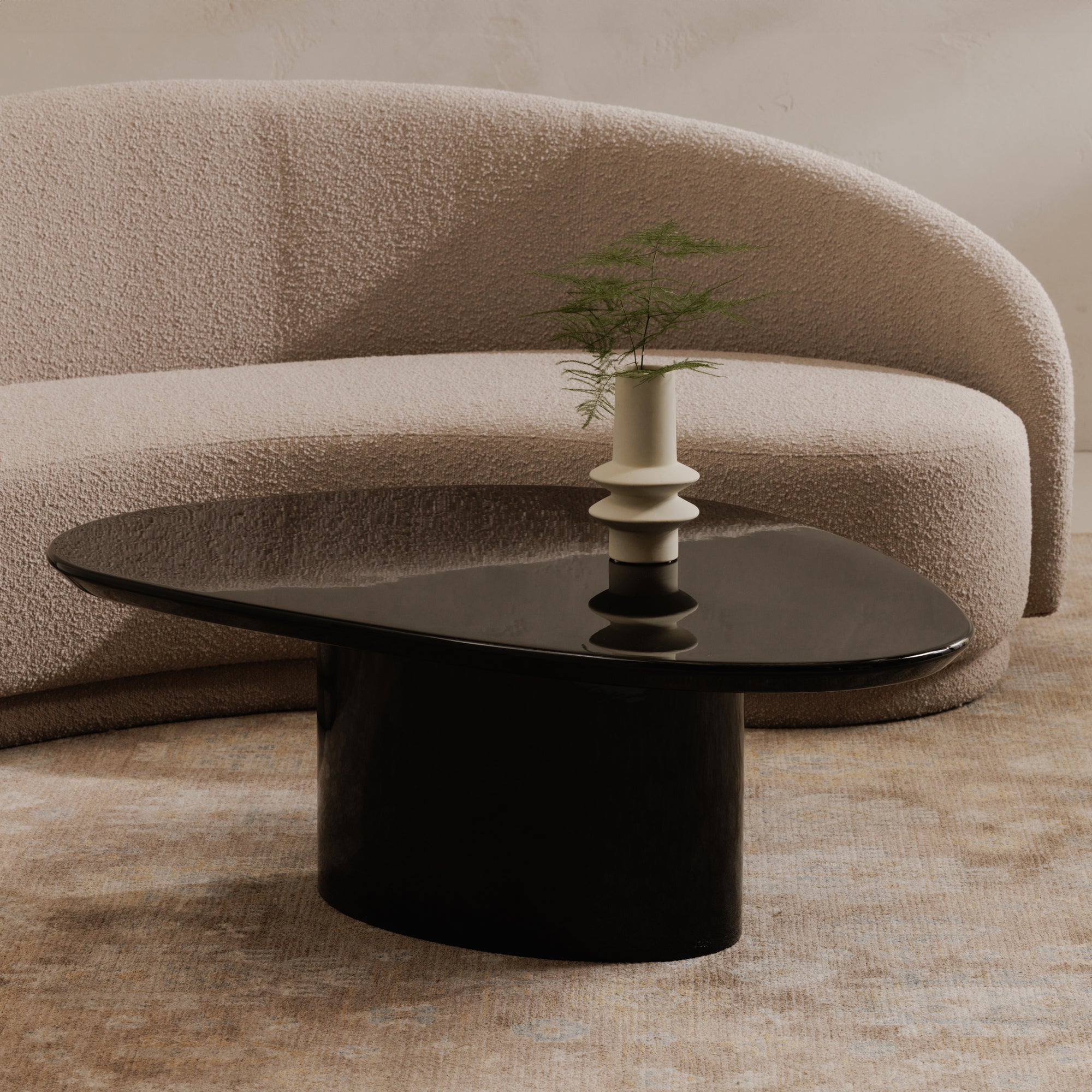 Moe's Home Eden Coffee Table Black Lacquer