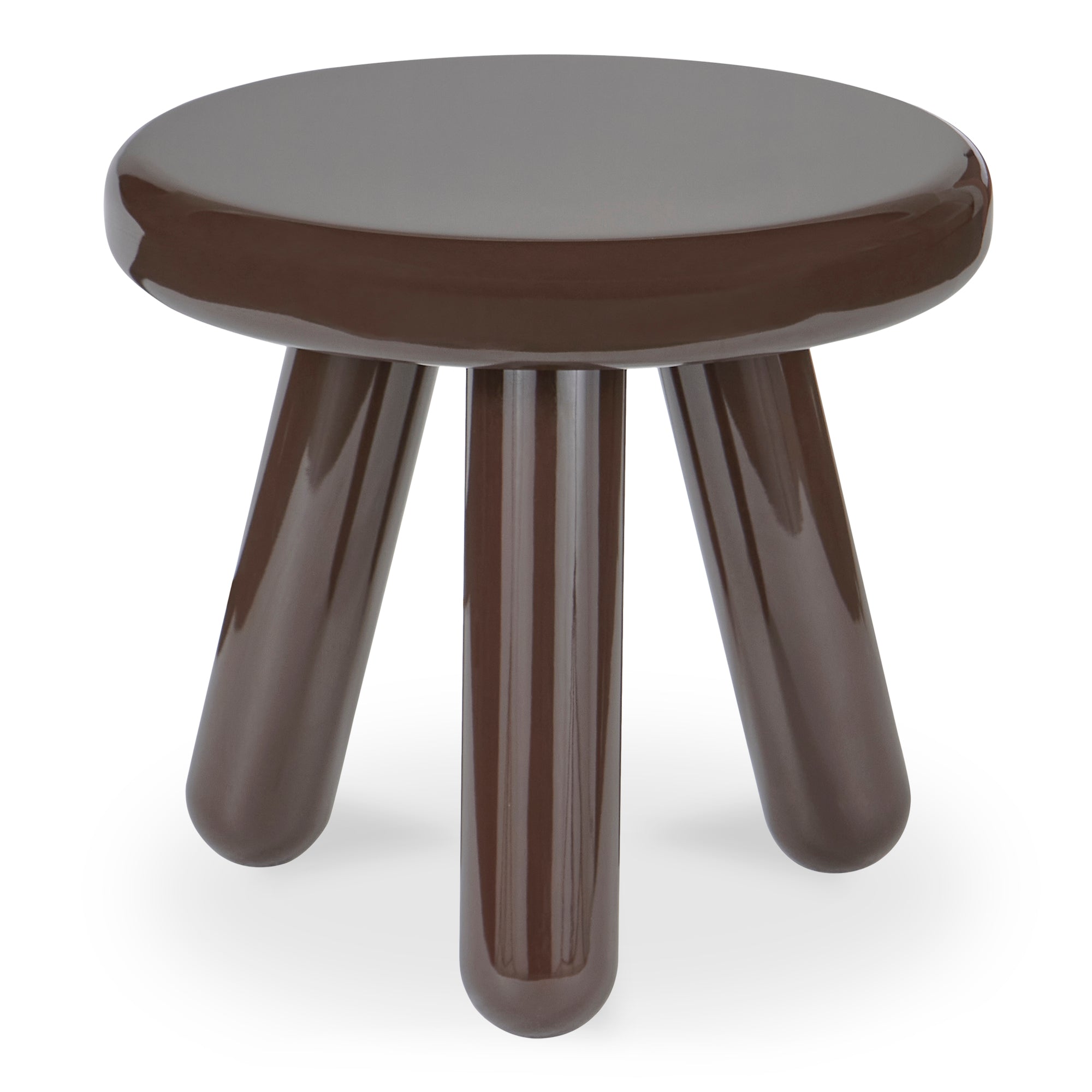 Moe's Home Joy Accent Table Dark Brown Lacquer