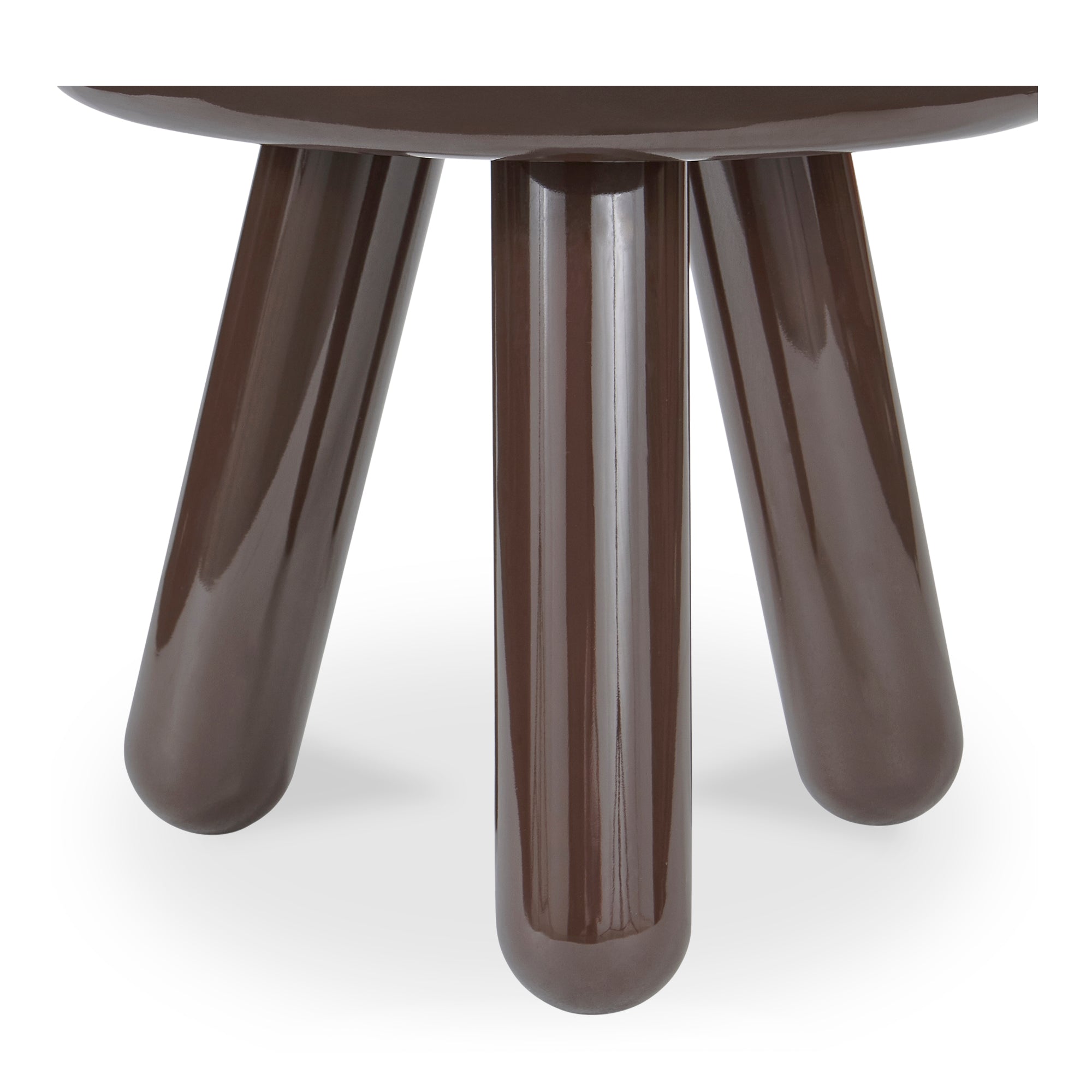 Moe's Home Joy Accent Table Dark Brown Lacquer
