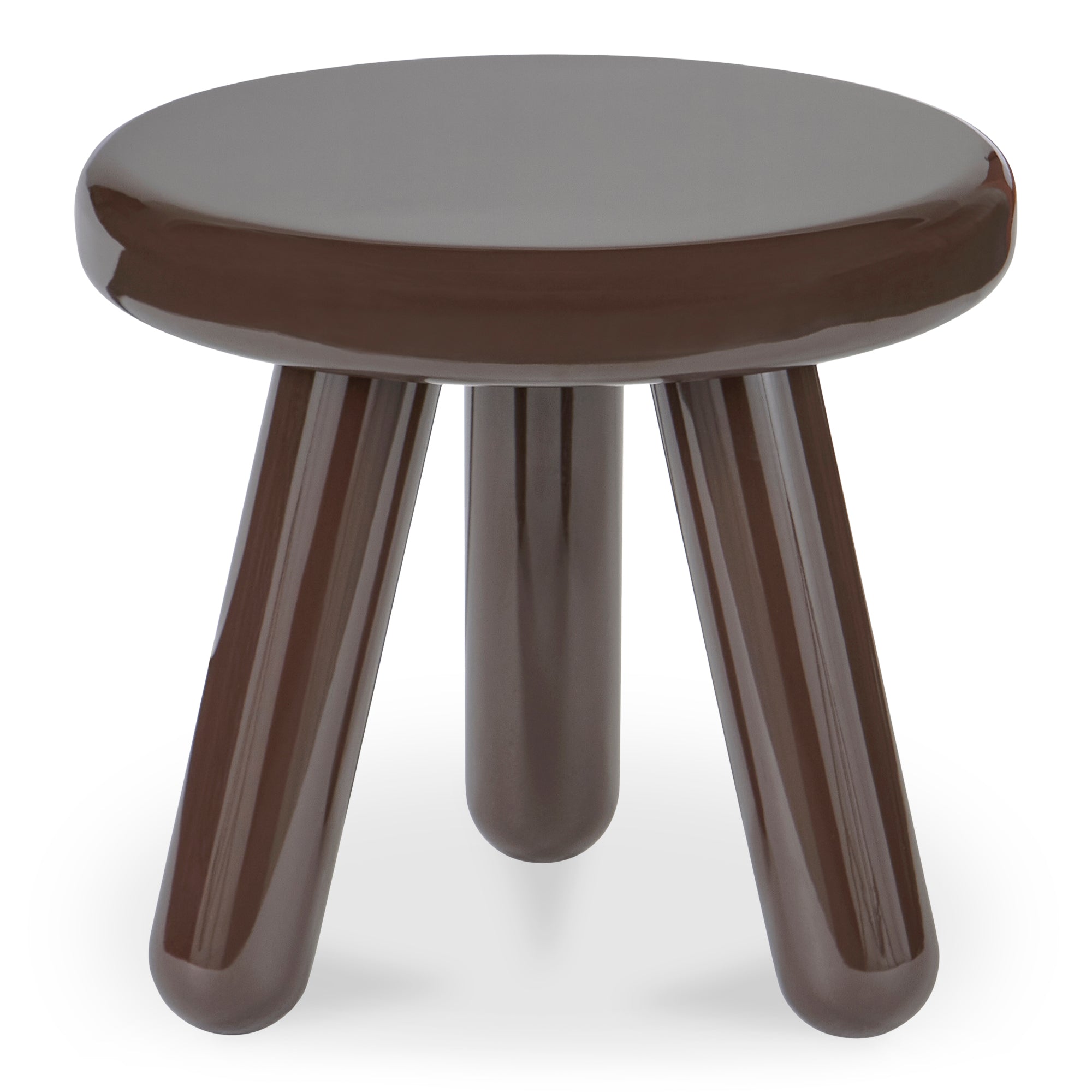 Moe's Home Joy Accent Table Dark Brown Lacquer